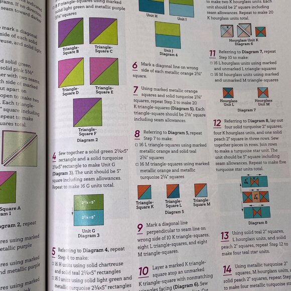 American Patchwork Quilting Crafting Magazine June 2022 Issue 176 Vol 30 No 3 u - Picture 10 of 12
